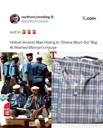 THE KEBBI BOY Drama in Kebbi as Hisbah Arrests Man Hidden Inside Bag at Married Woman’s Home