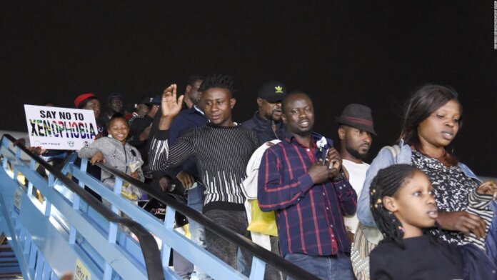 FG Repatriates 66 More Nigerians Fleeing Xenophobic Violence in South Africa